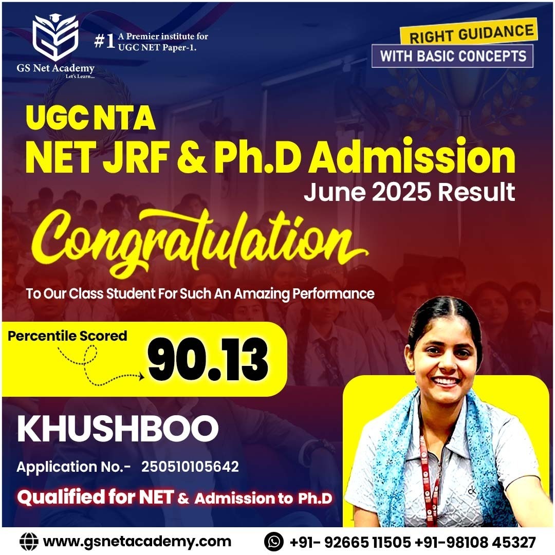 Khushboo — 90.13 — GS Net Academy