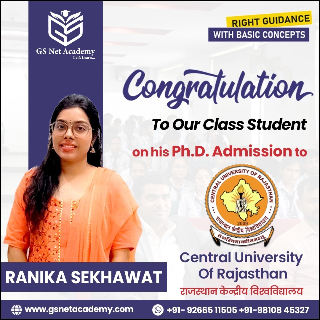 Ranika Sekhawat — GS Net Academy