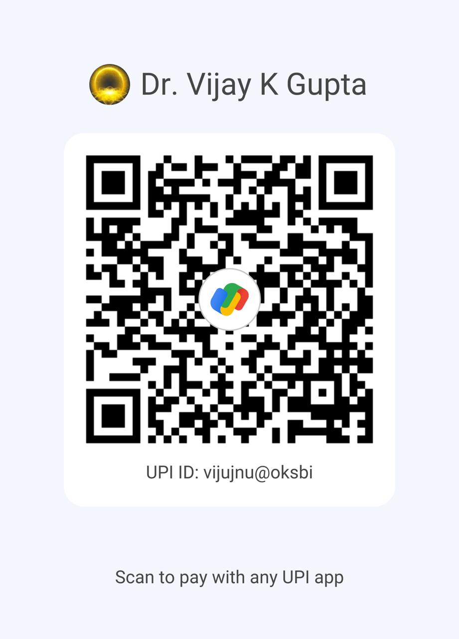 UPI QR code to pay the fee